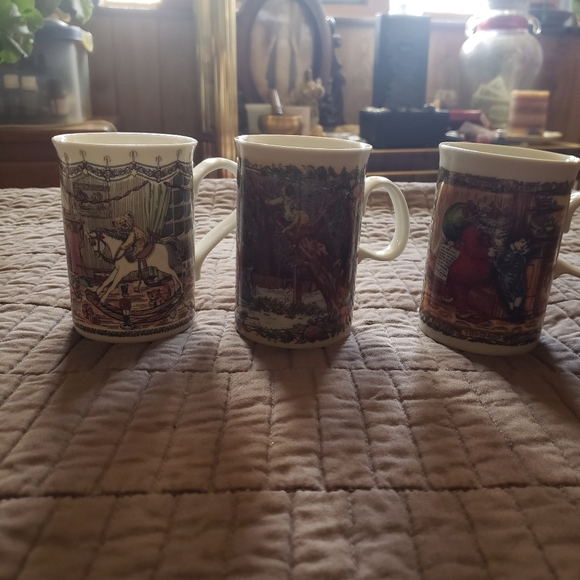 3 Vintage Collector  Mugs Christmas Cheer Dunoon Stoneware-1 Fine Bone-PM1 - Picture 10 of 10